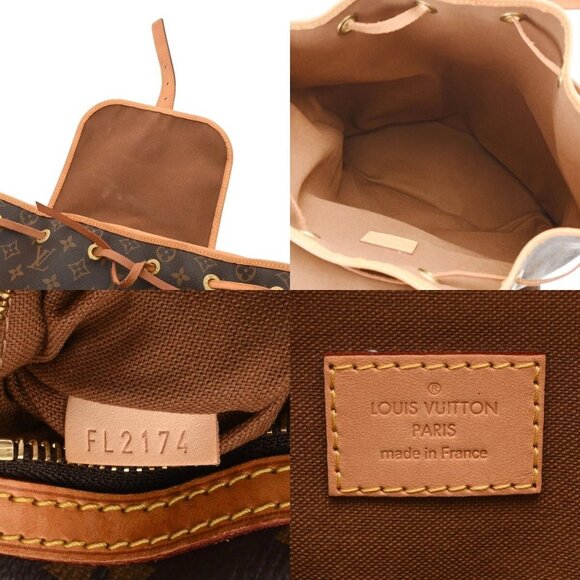 LOUIS VUITTON Monogram Sac ad Bosphore Brown M40107 backpack 800000136644000 main image 8